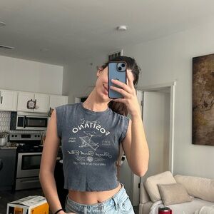 Brandy Melville Positano Crop Top